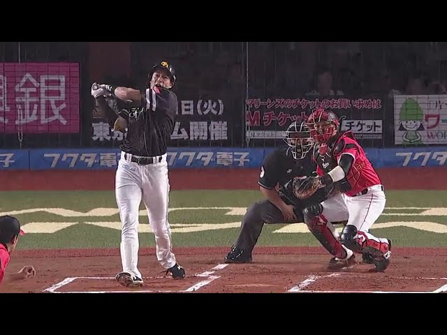 【1回表】ホークス・柳田 豪快に振り抜き逆方向へ6号2ラン!! 2018/5/2 M-H