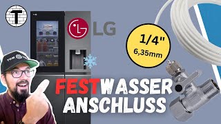 LG Side-by-Side-Kühlschrank – Festwasseranschluss # TomTuT