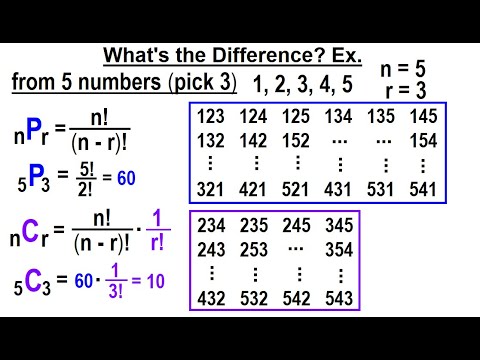 Statistics Ch 8 Combinations and Permutations 1 of 22 What s the Difference