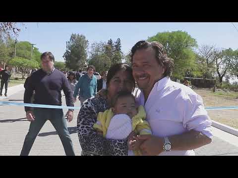 El acceso a Cobos está completamente adoquinado: Sáenz inauguró la obra