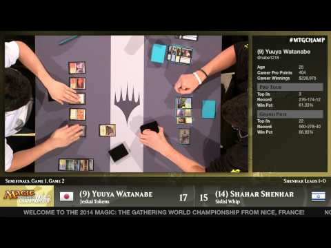 World Championship 2014 Semifinals (Standard): Shahar Shenhar vs. Yuuya Watanabe