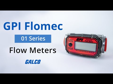 GPI Flomec 01 Series Flow Meters