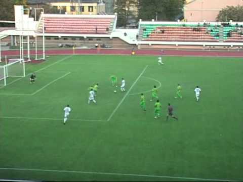 Сергей Козак гол Динамо Брест - Неман Гродно 2009 20 тур