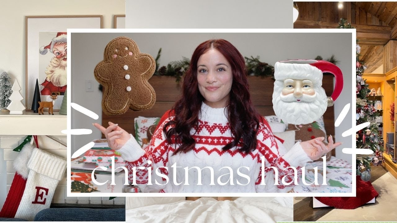 CHRISTMAS 2024 HOLIDAY HAUL | home decor. candles. kitchen. clothing. kids. etc.