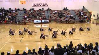 PNHS poms - Jessica Simpson My Only Wish is you Christmas dance routine Plainfield IL