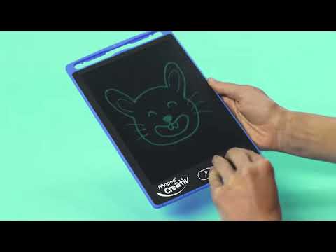 Cartel del vídeo de YouTube para Pizarra mágica de dibujo LCD