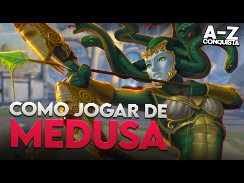 How to Play Medusa, A-Z Conquest + Guide - ⚡ Smite BR