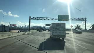 Miami Hotel Shuttle Van Drive From Holiday Inn To Carnival Horizon Cruise Port Miami