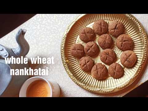 Gudwali Atta Naankhatai in Air Fryer |Jaggery cookies Without baking Powder (Wheat Khatai Recipe)
