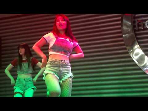 2015.12.28 동대문 apn 여성댄스팀 " 키씨 ( kissey) " - " AOA 심쿵해 " - 직캠 by 반칙왕 (노란벽돌)