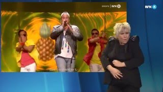 Freddy Kalas «Feel Da Rush» på tegnspråk - MGP 2016