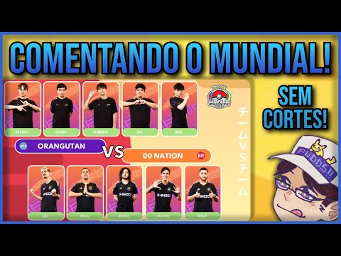 Comentando 00 Nation x Orangutan - PARTIDA COMPLETA - Round 1 Perdedores do Mundial de Pokémon Unite