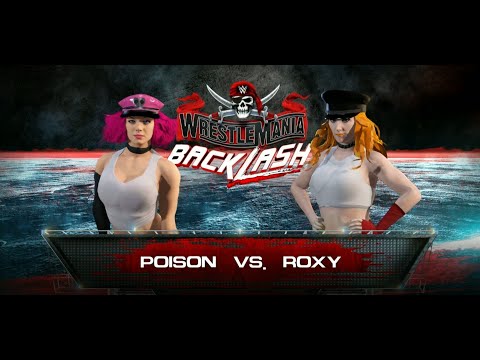 Poison [Streetfighter] vs. Roxy [Streetfighter]  ★ [WWE2K22] ★