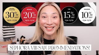 SEPHORA VIB SALE RECOMMENDATIONS! Makeup, Skincare and Fragrance!