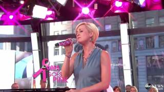 Kellie Pickler Breaks Down in Tears Performing on GMA for Breast Cancer Awareness