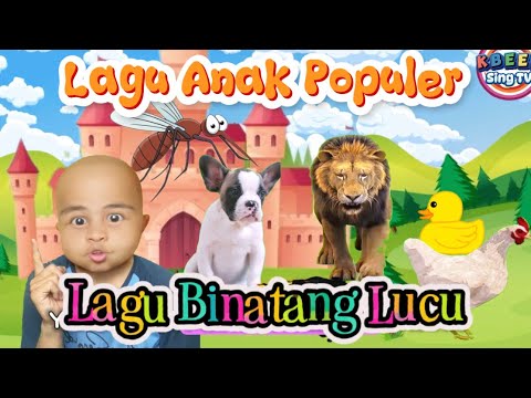 Lagu Binatang Lucu, nyamuk wenguweng uweng - Lagu Anak Kbeeb #laguanak #suarabinatang #kbeebsingtv