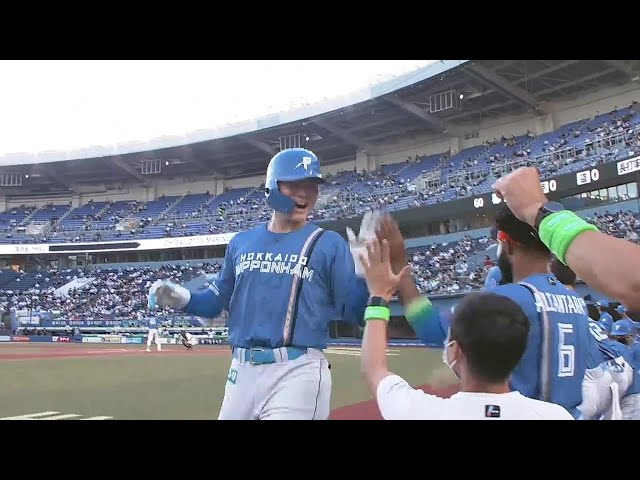 【2回表】2戦連発で初2桁!! ファイターズ・清宮幸太郎 ライトスタンドへのソロホームラン!! 2022年7月7日 千葉ロッテマリーンズ 対 北海道日本ハムファイターズ