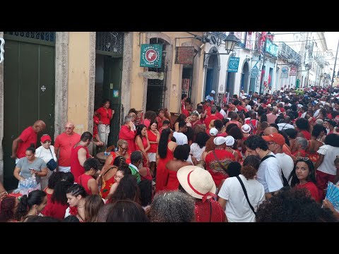 Festa de Santa Barbara no Pelourinho Salvador Bahia Ao vivo