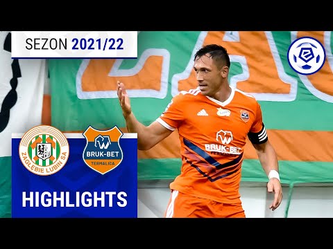 Zagłębie Lubin - Bruk-Bet Termalica Nieciecza 2:1 | SKRÓT | Ekstraklasa 2021/22 | 8. Kolejka