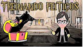 TREINANDO FEITIOS DA SAGA HARRY POTTER | BENJAMIGOKIDS