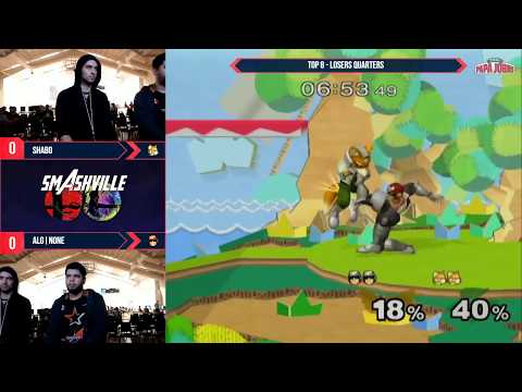 Smashville 7 - Shabo (Fox) vs. ALG | n0ne (Captain Falcon) - SSBM - Top 8 - Losers Quarters