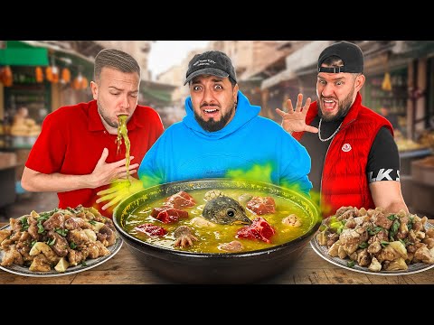WE EAT THE WORST STREET FOOD in MOROCCO! (with Stanni, Avive and many more)