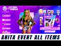 Free Fire X Anitta Collaboration Full Theme Skins Collection Free Fire New Event Ff New Event