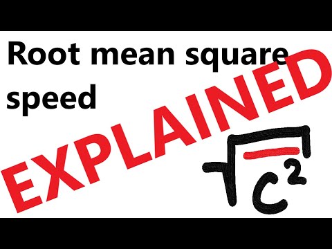 A Level Physics: What is the root mean square speed?