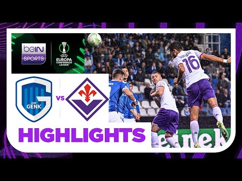 Genk v Fiorentina | Europa Conference League 23/24 | Match Highlights