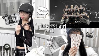 PINTEREST INSPIRED solo date vlog 📓: get dressed with me, new bag, stray kids dominate concert! ⋆˙⟡