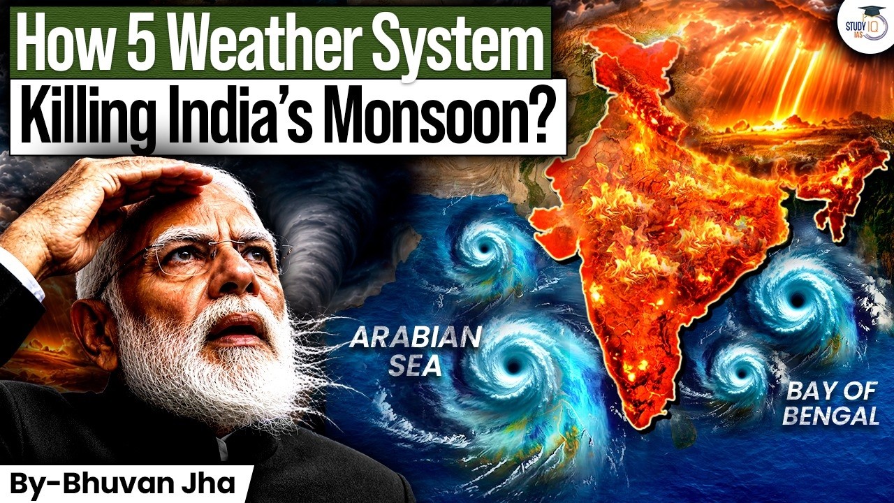 No Rain in 2026: What's Wrong with the Indian Monsoon | El Niño's Impact on India's Weather| StudyIQ