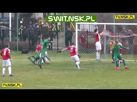 tv.nsk.pl 2020-03-07 GKS Pogoń Grodzisk Maz. - MKS Świt Nowy Dwór Maz. 3:2 (1:1) karny dla Świt?