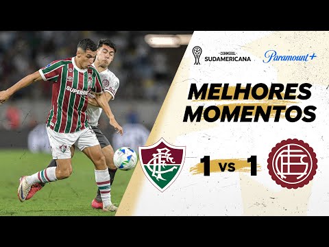 FLUMINENSE 1 X 1 LANÚS - CONMEBOL SUDAMERICANA 2025 | Paramount Plus Brasil