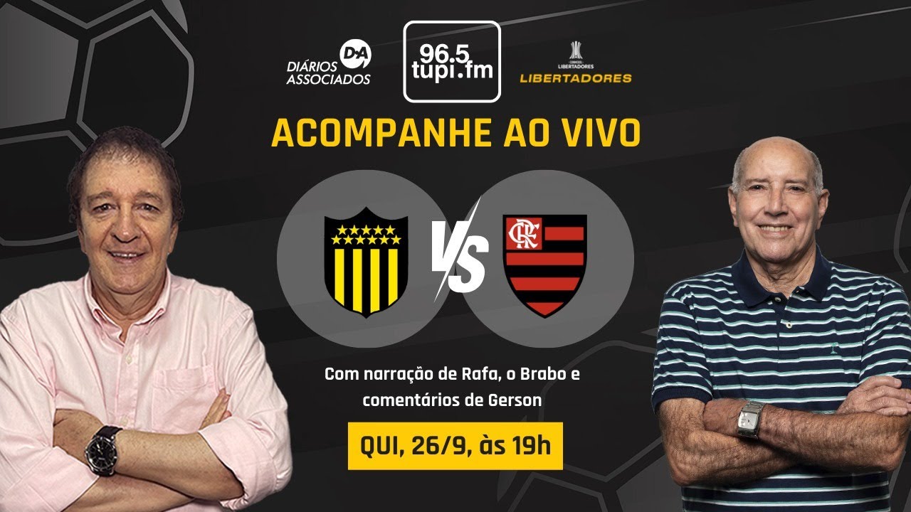 PEÑAROL x FLAMENGO - Libertadores - Quartas de final - Volta - 26/09/2024 - AO VIVO