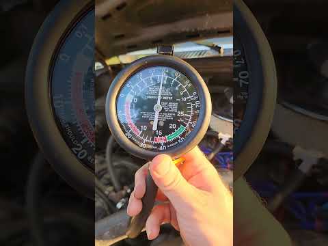 testing out fuel and vacuum pressure gauge.