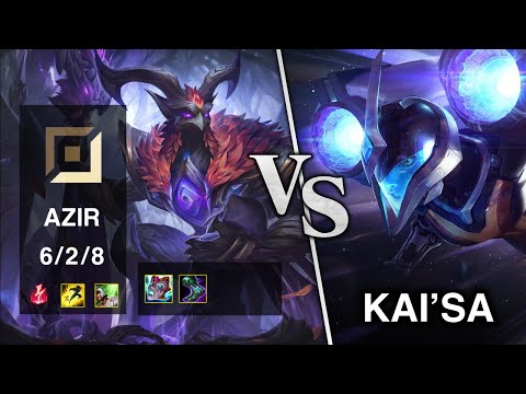 Azir Bot VS Kai'sa  Patch 11.7