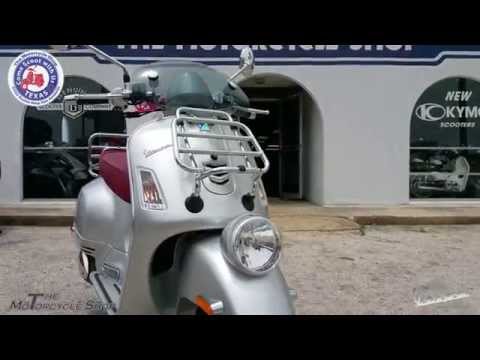 2015 Vespa GTV 300ie at the San Antonio Motorcycle Shop