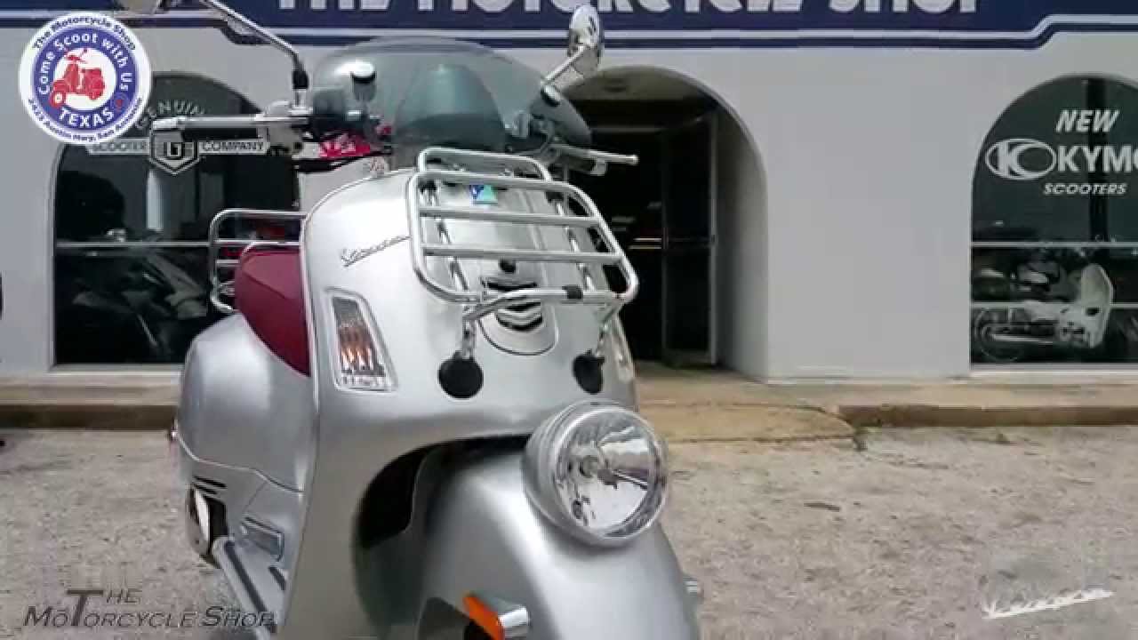 2015 Vespa GTV 300ie at the San Antonio Motorcycle Shop