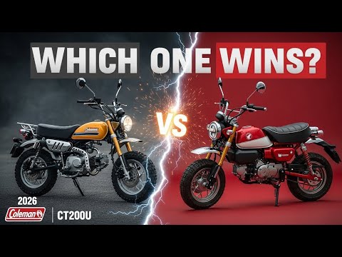Honda Monkey 125 del 2026 contro Coleman CT200U: vincitore sorprendente 😱
