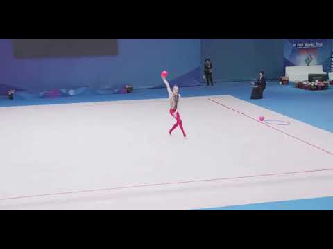 Polina Horodnycha Ball Qual 28,950 - World Cup Athens 2023