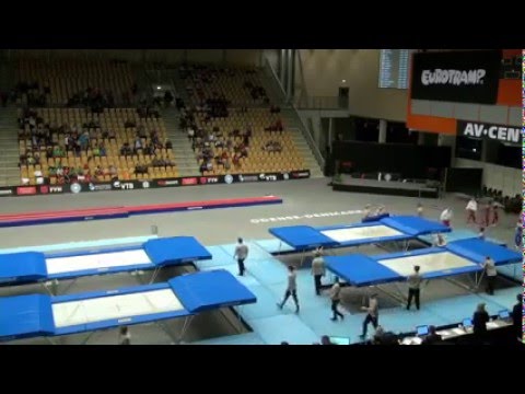 Ayman SELIM & Nour ELBAHAT (March in + Warm up) Egypt - Trampoline WAGC 2015 (15-16)