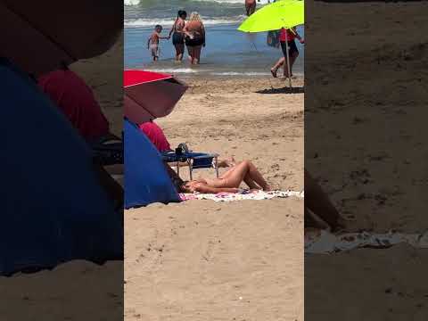 🇦🇷 Beautiful Beach Day in Villa Gesell, Argentina 🏖️ #shorts