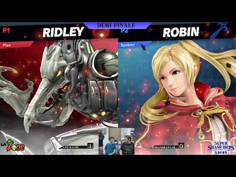 SSBA Ultimate Saison 2 Weekly #6 - Cow Ravine (Ridley) vs SpokenBrawler13 (Robin) - Demi-Finale