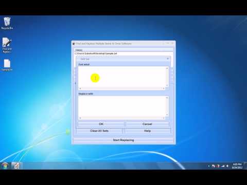 Find and Replace Multiple Items At Once Software