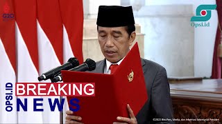 Jokowi Resmi Lantik Menteri dan Wakil Menteri Baru