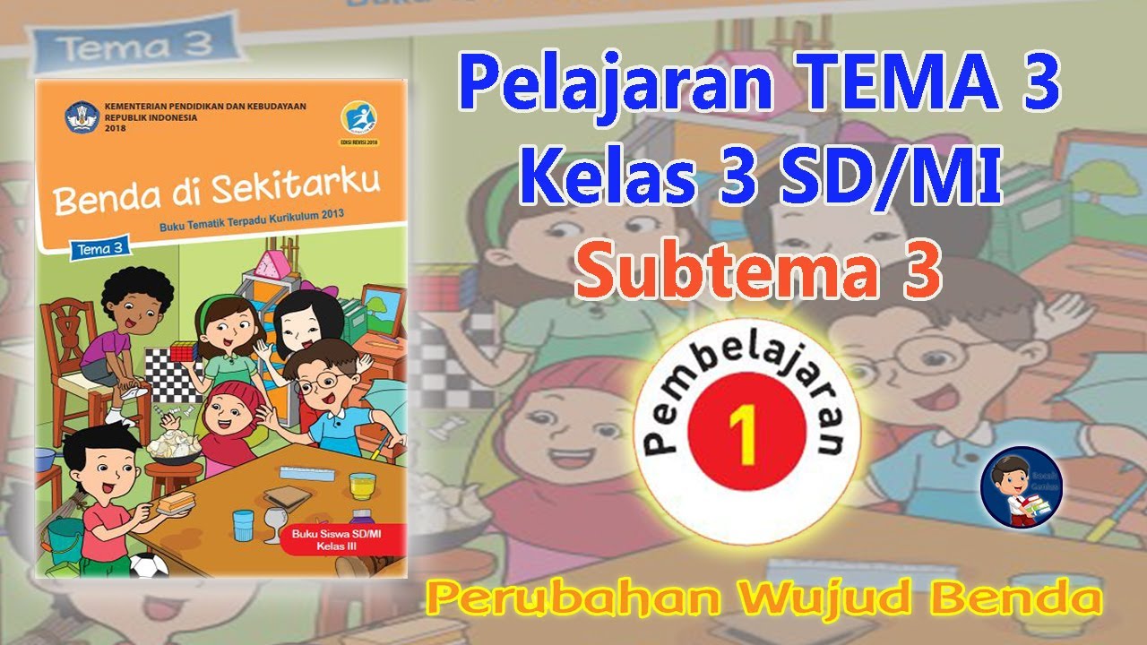Pelajaran TEMATIK Kelas 3 Tema 3 Subtema 3 Pembelajaran 1
