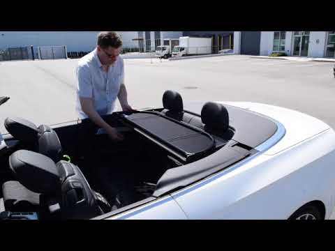 Audi A5 convertible wind deflector install video for 2018 to 2024 years. Designed by Love The Drive