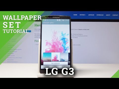 How to Change Wallpaper in LG G3 - Refresh Screen Picture