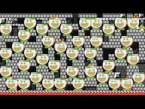 クラウン大迷宮3 by サブ　りょんりょん - Super Mario Maker - No Commentary 1bn