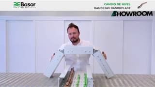 Tutorial sobre cambios de nivel bandejas portacable plásticas Basorplast BPE